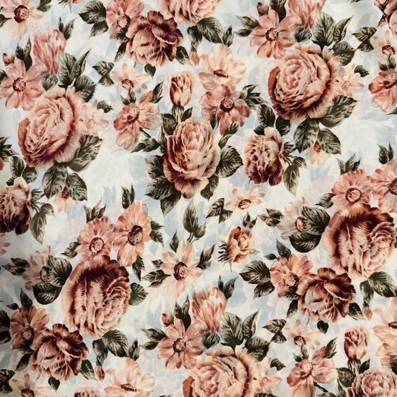 Compagnie Internationale Express Vintage Floral A-Line Y2K Ruffled Boho Skirt M - Picture 13 of 17